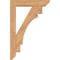 Ekena Millwork Merced Slat Smooth Bracket w/ Offset Brace, Western Red Cedar, 5 1/2"W x 24"D x 36"H BKT0604X24X36MRC06SWR - alternate 4